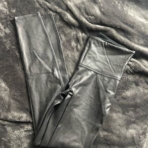 Spanx faux leather leggings